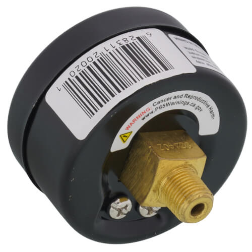 Main product image of 2" PEM Dual Scale Economy Pressure Gauge (0-60 PSI)