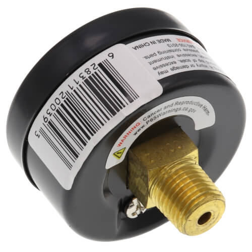 Main product image of 2" PEM Dual Scale Economy Pressure Gauge (0-200 PSI)