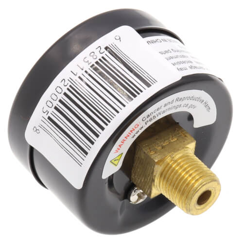 Main product image of 1-1/2" PEM Dual Scale Economy Pressure Gauge (0-100 PSI)