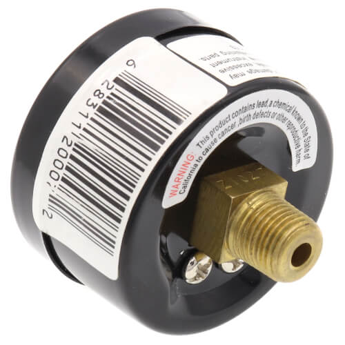 Main product image of 1-1/2" PEM Dual Scale Economy Pressure Gauge (0-200 PSI)