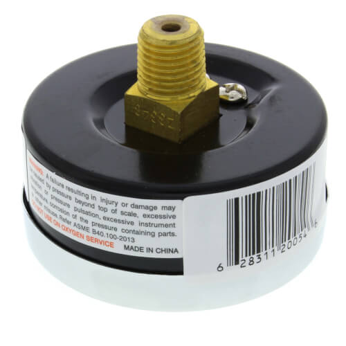 Main product image of 2-1/2" PEM Dual Scale Economy Pressure Gauge (0-30 PSI)