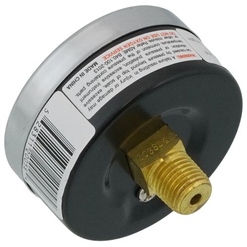 Main product image of 2-1/2" PEM Dual Scale Economy Pressure Gauge (0-200 PSI)