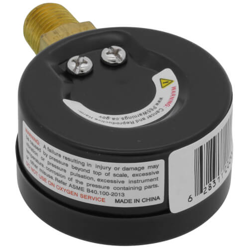Main product image of 2" PEM Dual Scale Economy Pressure Gauge (0-60 PSI)