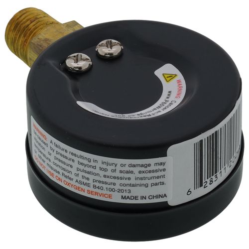 Main product image of 2" PEM Dual Scale Economy Pressure Gauge (0-160 PSI)