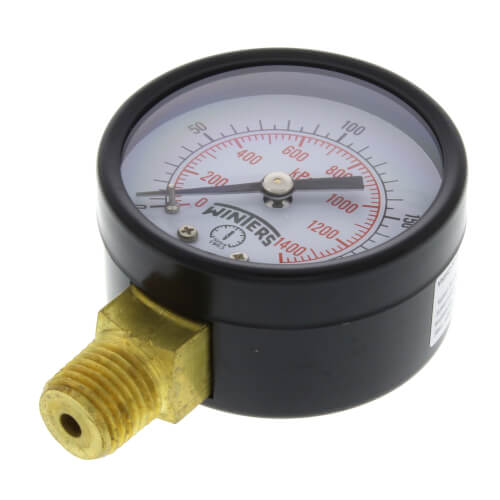 Main product image of 2" PEM Dual Scale Economy Pressure Gauge (0-200 PSI)