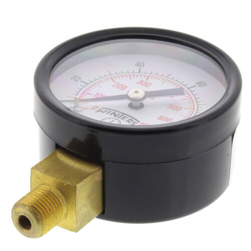 Main product image of 2" PEM Dual Scale Economy Pressure Gauge (0-100 PSI)