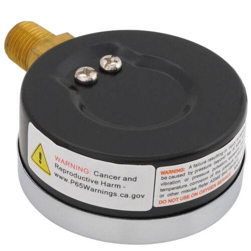 Main product image of 2-1/2" PEM Dual Scale Economy Pressure Gauge (0-60 PSI)