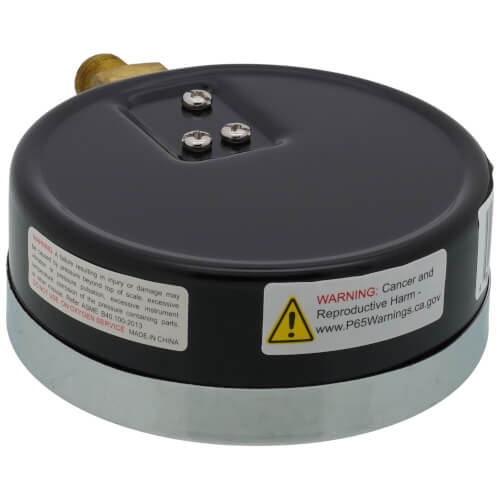 Main product image of 4" PEM Dual Scale Economy Pressure Gauge (0-60 PSI)