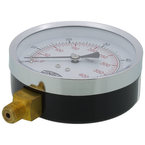 Main product image of 4" PEM Dual Scale Economy Pressure Gauge (0-60 PSI)