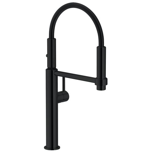 Pescara 18" Single Handle Semi-Pro Kitchen Faucet (Matte Black), PES-360-MBK
