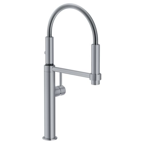 Pescara 18" Single Handle Semi-Pro Kitchen Faucet (Satin Nickel), PES-360-SNI