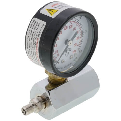 Main product image of 2" PET Economy Gas Test Pressure Gauge (0-30 PSI)
