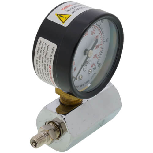 Main product image of 2" PET Economy Gas Test Pressure Gauge (0-60 PSI)