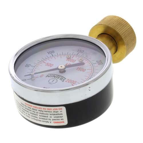 Main product image of 2-1/2" PET Economy Water Test Pressure Gauge (0-300 PSI)