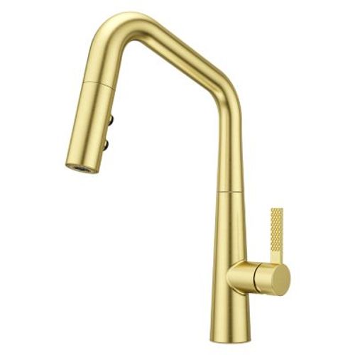Main product image of Asari 1-Handle Pull-Down Kitchen Faucet (Brushed Gold), GT529-ASRBG