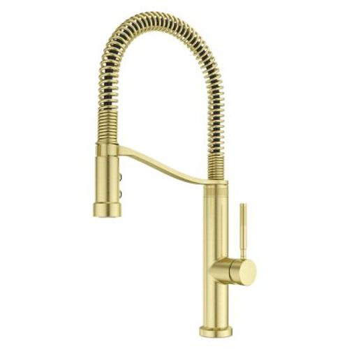 Main product image of Bruton Culinary 1-Handle Pull-Down Kitchen Faucet (Brushed Gold), GT529-BRUBG