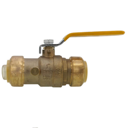 Main product image of 1" Push-Fit Ball Valve with Drain (Lead Free)