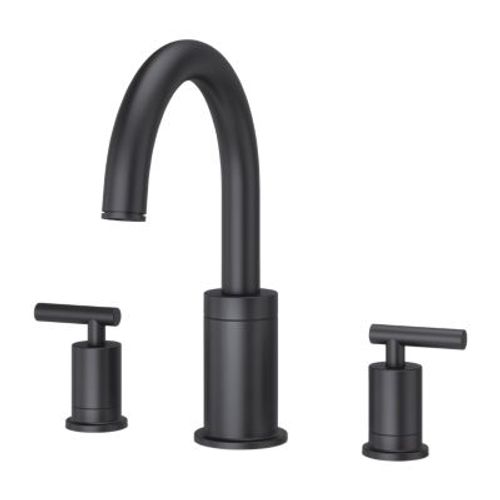 Main product image of Contempra 2-Handle Roman Tub Trim Handles (Matte Black), RT6-5NCB