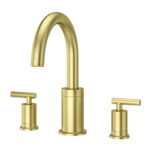 Main product image of Contempra 2-Handle Roman Tub Trim Handles (Brushed Gold), RT6-5NCBG