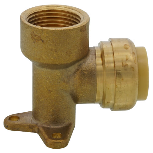 3/4" Push Fit x FNPT Drop Ear Elbow (Lead Free)