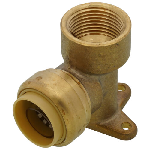 3/4" Push Fit x FNPT Drop Ear Elbow (Lead Free)
