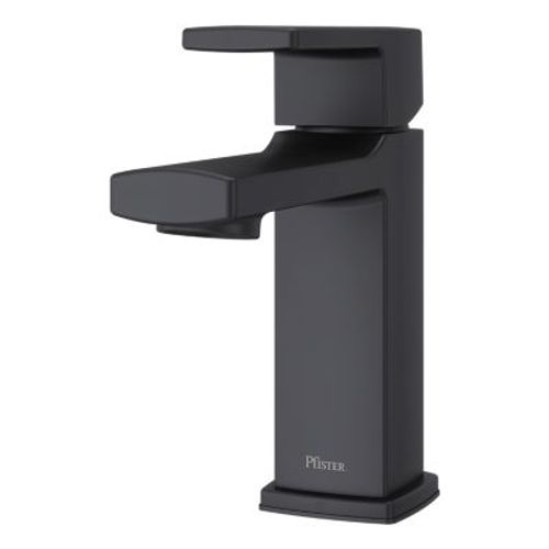 Main product image of Deckard Single Control 4" Centerset Bathroom Faucet (Matte Black), LG42-DAPB