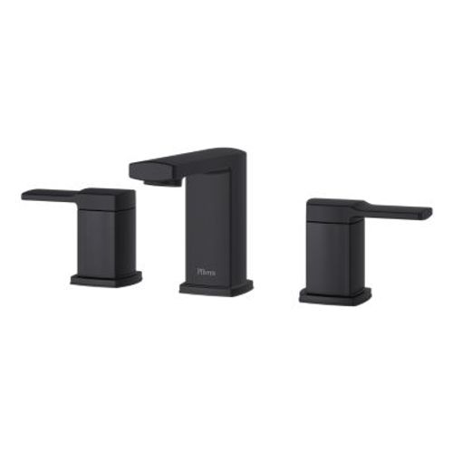 Main product image of Deckard 2-Handle 8" Widespread Bathroom Faucet (Matte Black), LG49-DAPB