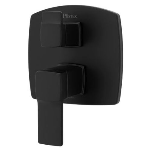 Main product image of Deckard Stacked Diverter Trim Kit (Matte Black), R89-SDAB