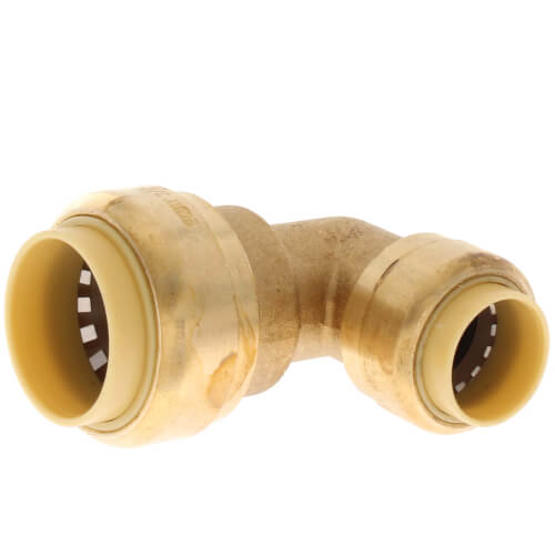 1/2" x 3/4" Push Fit Reducing 90°-Degree Elbow (Lead Free)