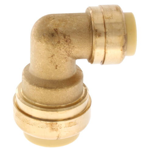 1/2" x 3/4" Push Fit Reducing 90°-Degree Elbow (Lead Free)