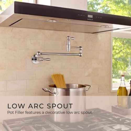 Main product image of Port Haven Pot Filler Faucet (Polished Chrome), GT533-TDC
