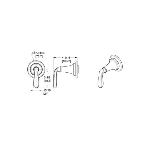 Main product image of Northcott Diverter Trim , 016-MG0C (Polished Chrome)