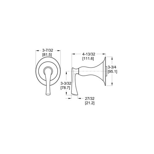 Main product image of Rhen Diverter Trim , 016-RH1BG (Brushed Gold)