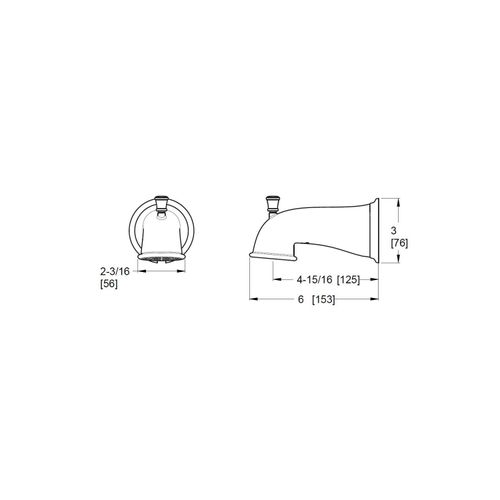 Main product image of Quick Connect Tub Spout with Diverter , 920-233Y (Tuscan Bronze)