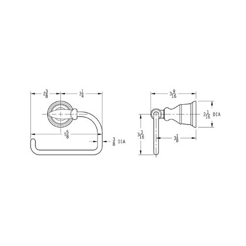 Main product image of Avalon Toilet Paper Holder , BPH-CB1Y (Tuscan Bronze)