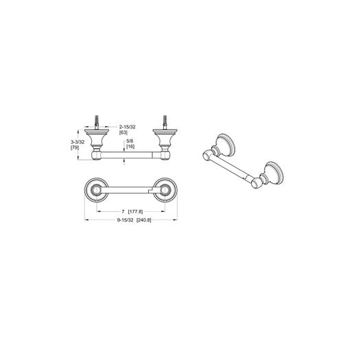 Main product image of Tisbury Toilet Paper Holder , BPH-TB0K (Brushed Nickel)