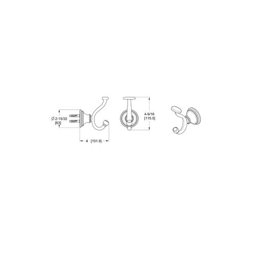 Main product image of Tisbury Robe Hook , BRH-TB0Y (Tuscan Bronze)