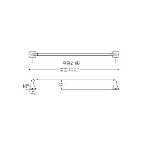 Main product image of Bronson 18" Towel Bar , BTB-BS1Y (Tuscan Bronze)