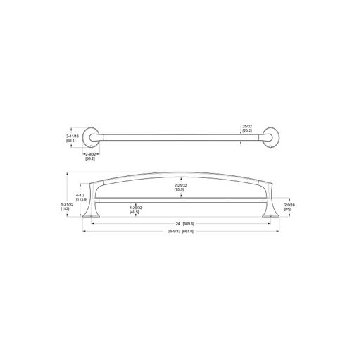 Main product image of Rhen 24" Double Towel Bar , BTB-RH2B (Matte Black)