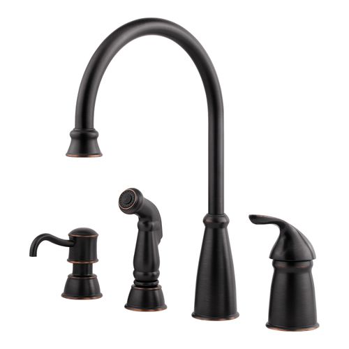 Main product image of Avalon 1 Handle Kitchen Faucet , GT26-4CBY (Tuscan Bronze)