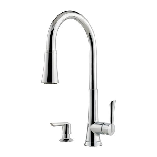 Main product image of Mystique 1-Handle Pull-Down Kitchen Faucet , GT529-MDC (Polished Chrome)