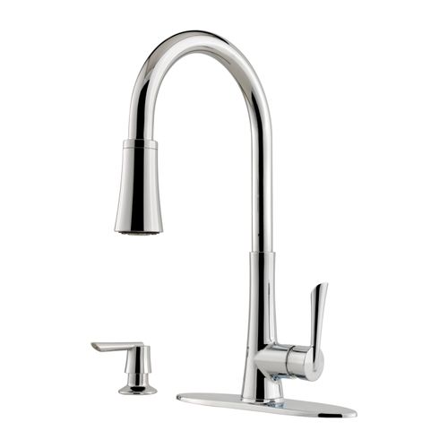 Main product image of Mystique 1-Handle Pull-Down Kitchen Faucet , GT529-MDC (Polished Chrome)