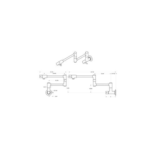 Main product image of Lita Pot Filler , GT533-PFS (Stainless Steel)