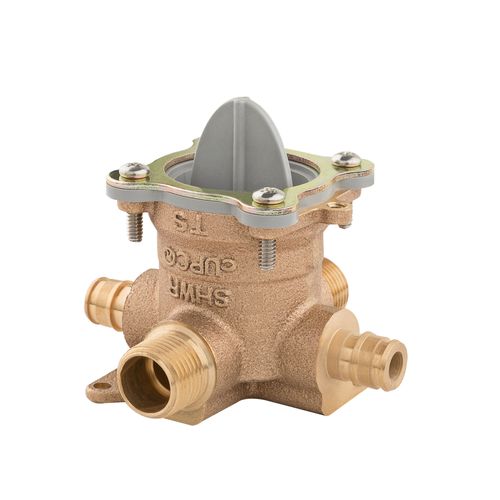 Main product image of 0X8 Series Tub & Shower Rough-In Valve, Less Cartridge, Expansion PEX Ready, JV8-410P