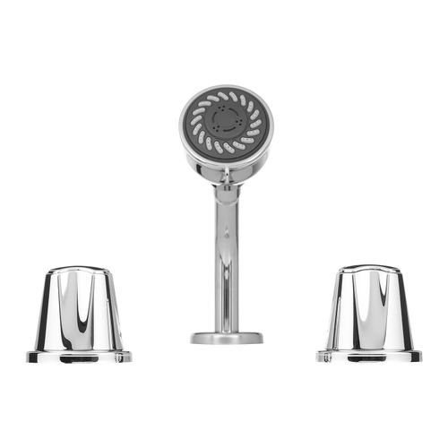Main product image of 2-Handle Shower Only Trim, w/ Metal Verve Knob Handles , LG07-3110 (Polished Chrome)