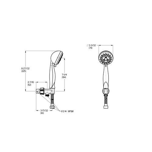 Main product image of Multifunction Handheld Shower , LG16-400K (Brushed Nickel)