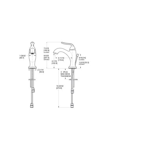 Main product image of Northcott 1 Handle Bathroom Faucet , LG42-MG0K (Brushed Nickel)