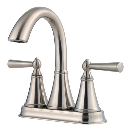 Main product image of Saxton 2-Handle 4" Centerset Bathroom Faucet w/ Push & Seal , LG48-GL0K (Brushed Nickel)