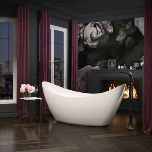 Main product image of Rhen Free-Standing Tub Filler , LG6-1RHB (Matte Black)