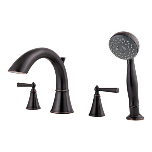 Main product image of Saxton 2-Handle Roman Tub w/ Hand Shower , LG6-4GLY (Tuscan Bronze)